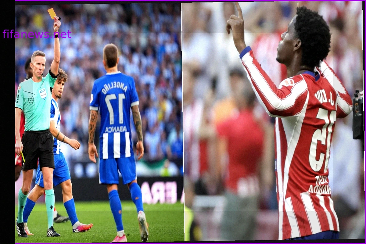 Atletico and Sevilla keep pace with Barça and Real: David scores, Angeliño sent off