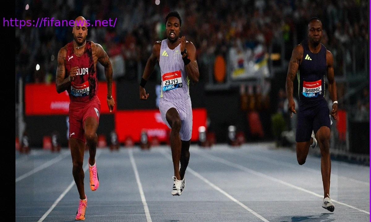 Lyles Smashes Jacobs at Golden Gala: Fantastic 9.88 at the Olympic Stadium